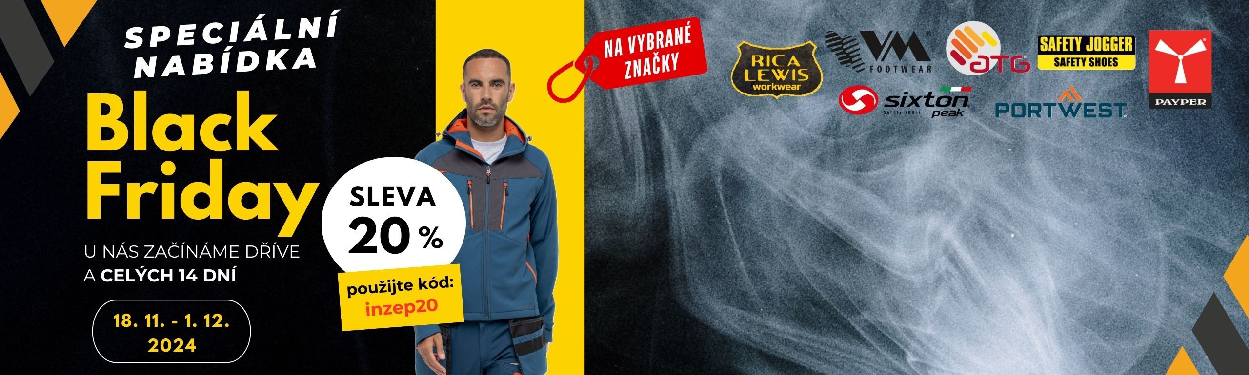 Sleva 20% na vybrané značky: