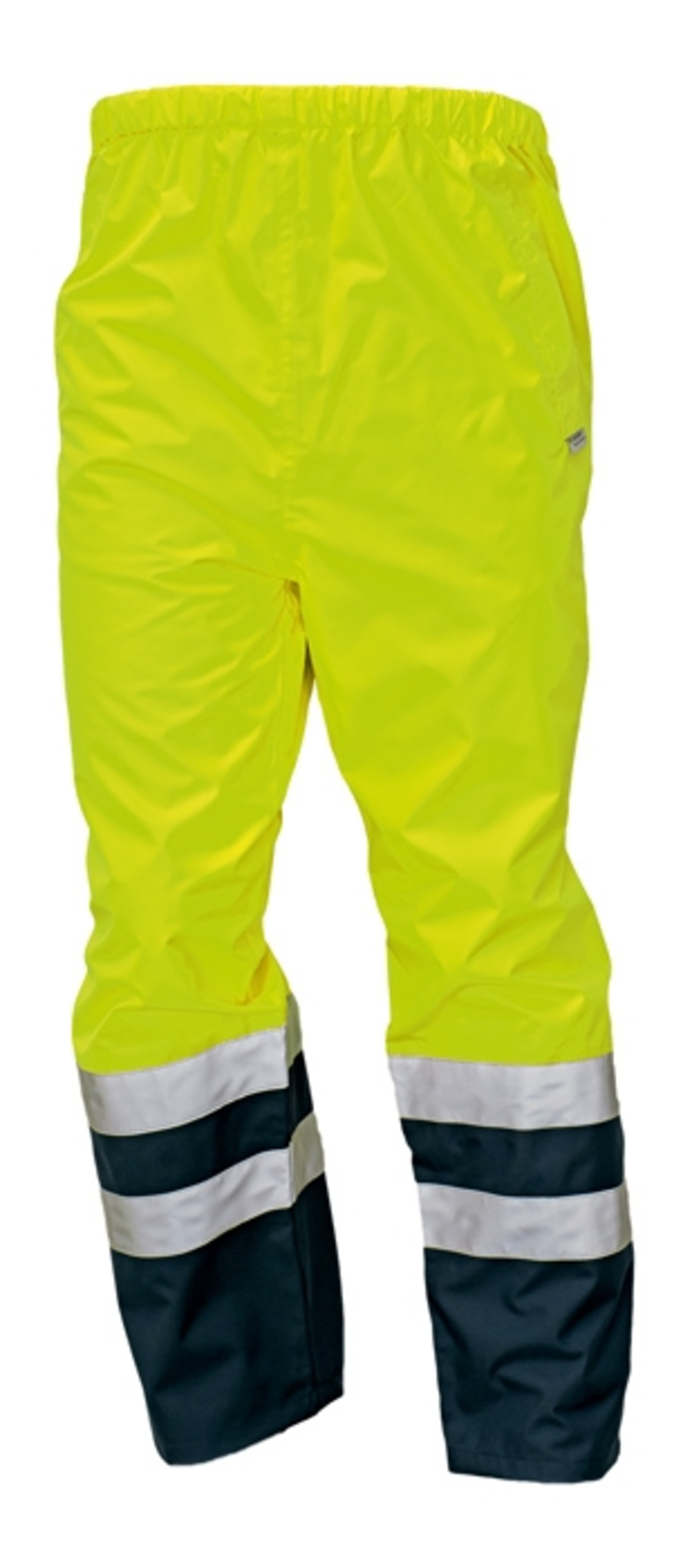 Cerva EPPING NEW Kalhoty pracovní do pasu reflexní nepromokavé žlutá/modrá  XL