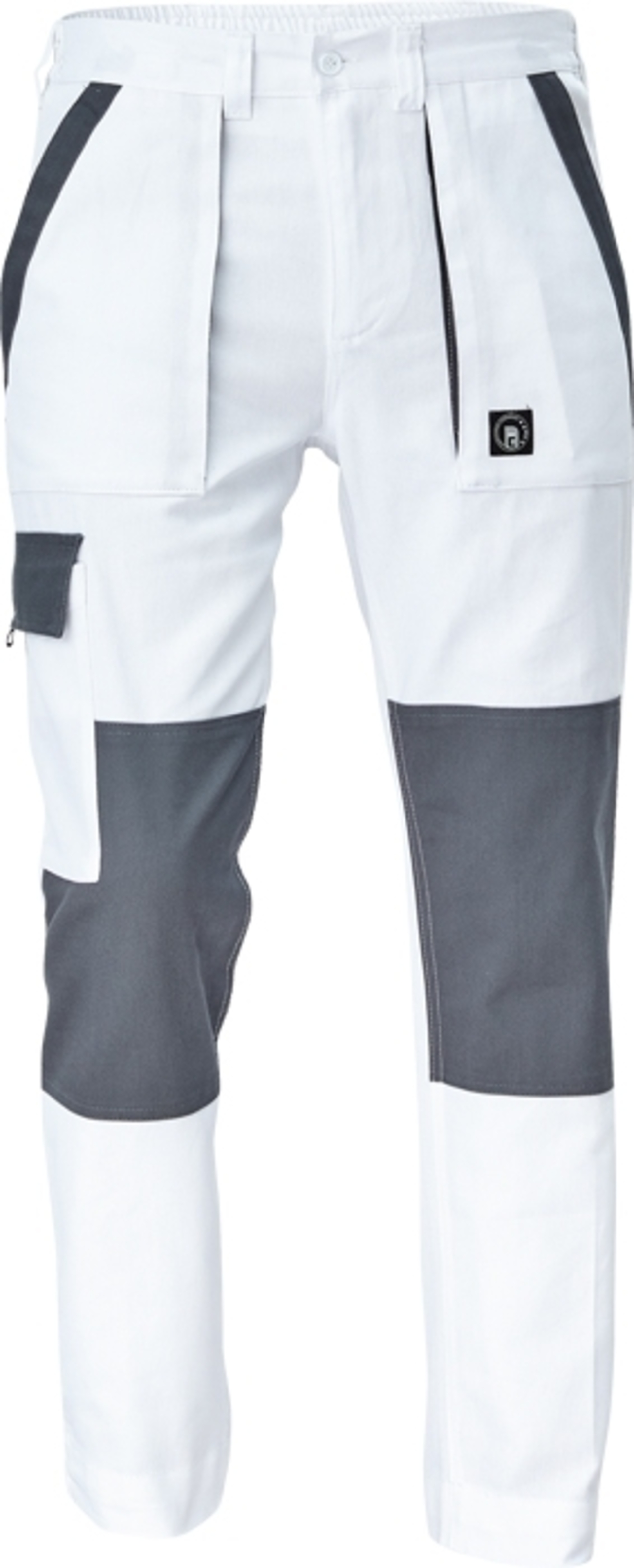 Cerva MAX NEO Kalhoty pracovní do pasu bílá/šedá 68