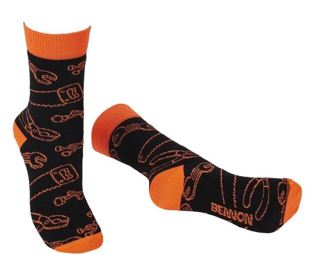 Ponožky BENNON BENNONKY Tool Socks black/orange