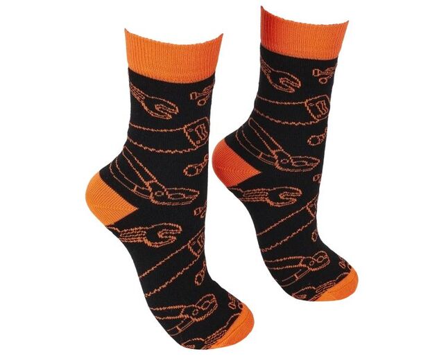 Ponožky BENNON BENNONKY Tool Socks black/orange